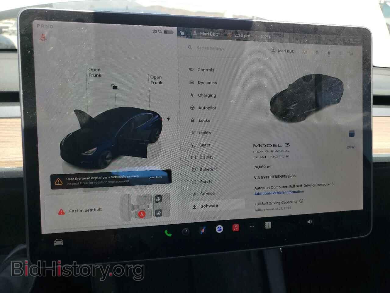 2022 TESLA MODEL 3 - VIN: 5YJ3E1EB8NF159288 - Photo 9