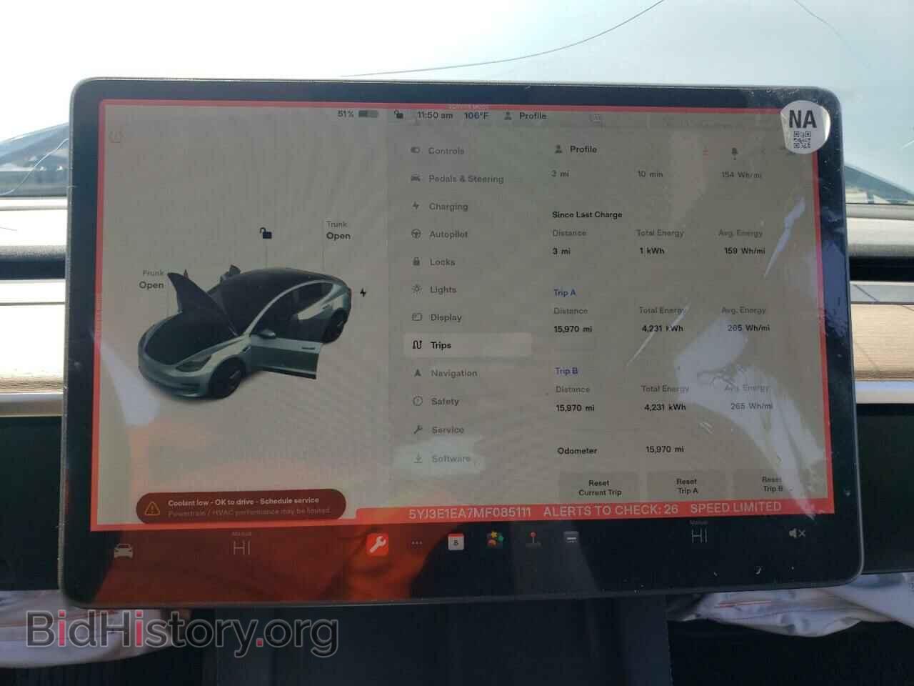 2021 TESLA MODEL 3 - VIN: 5YJ3E1EA7MF085111 - Photo 9