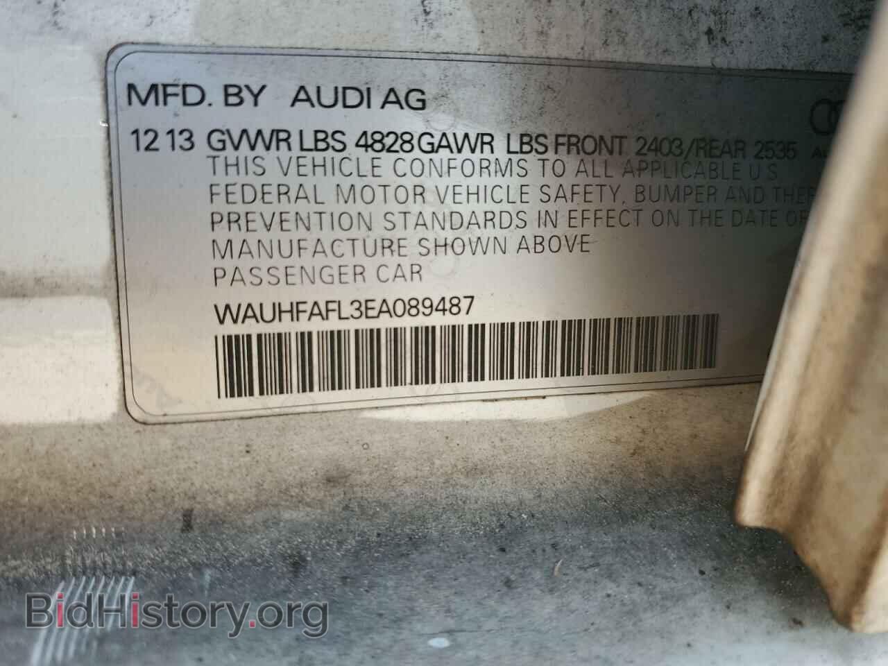 2014 AUDI A4 - VIN: WAUHFAFL3EA089487 - Photo 12