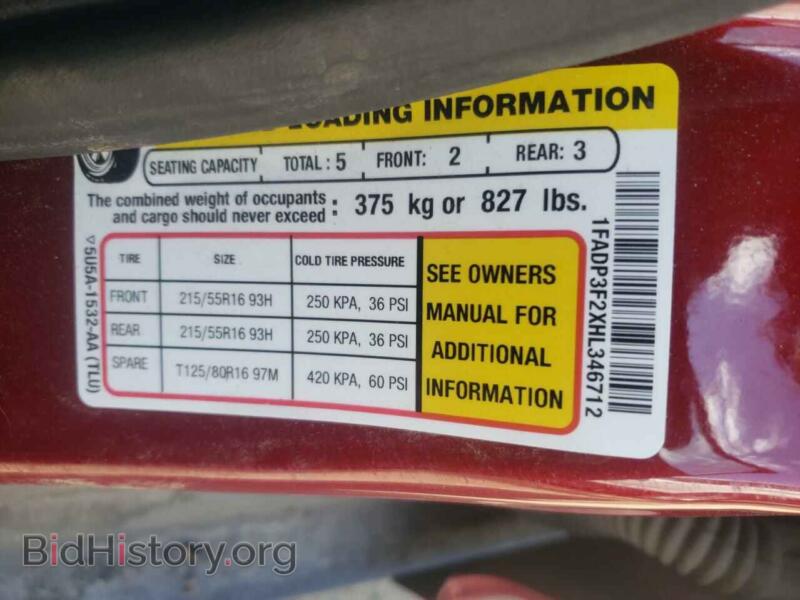 2017 Ford FOCUS (VIN 1FADP3F2XHL346712) — фото 10 из 10