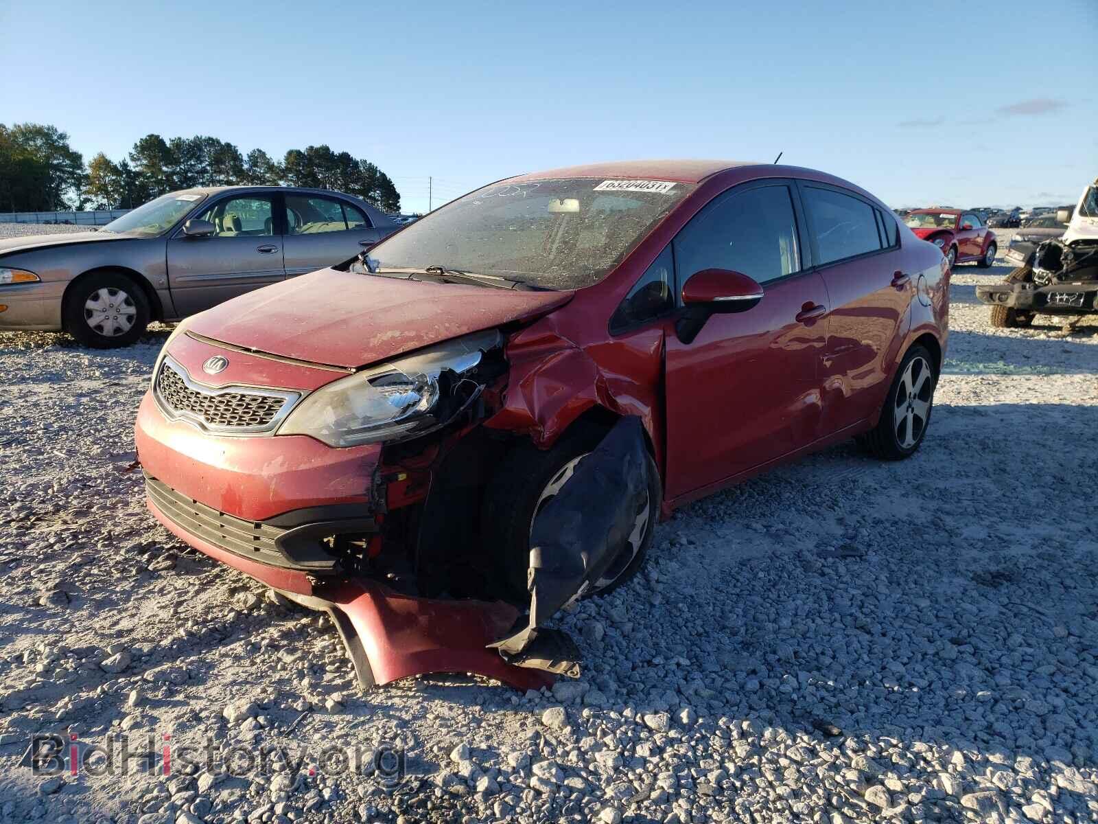 2013 KIA RIO - VIN: KNADN4A36D6150052 - Фото 2