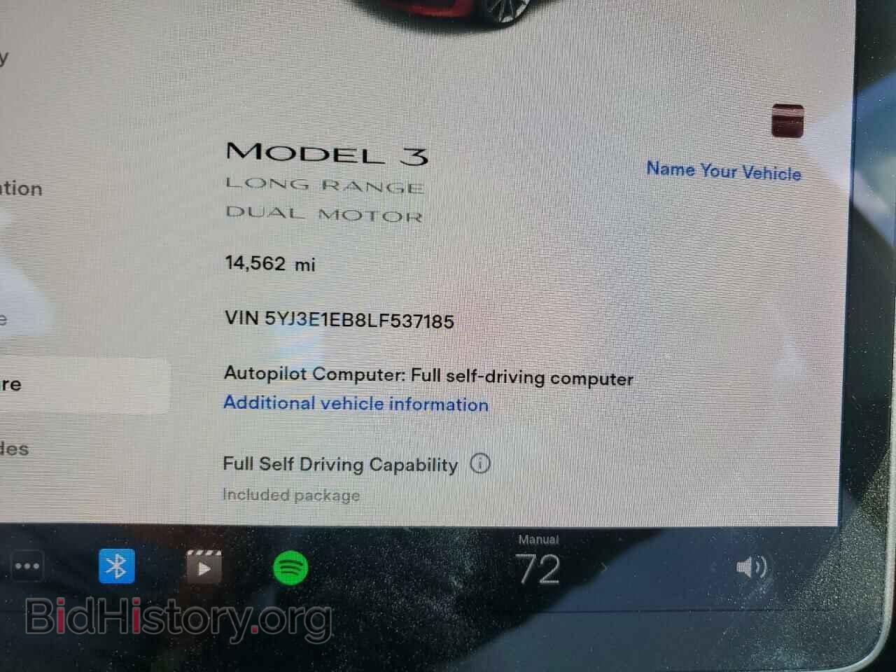 2020 TESLA MODEL 3 - VIN: 5YJ3E1EB8LF537185 - Фото 9