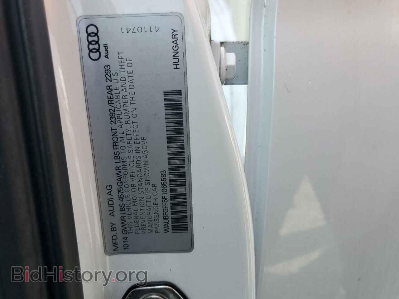 2015 AUDI A3 - VIN: WAUBFGFF5F1065583 - Фото 12