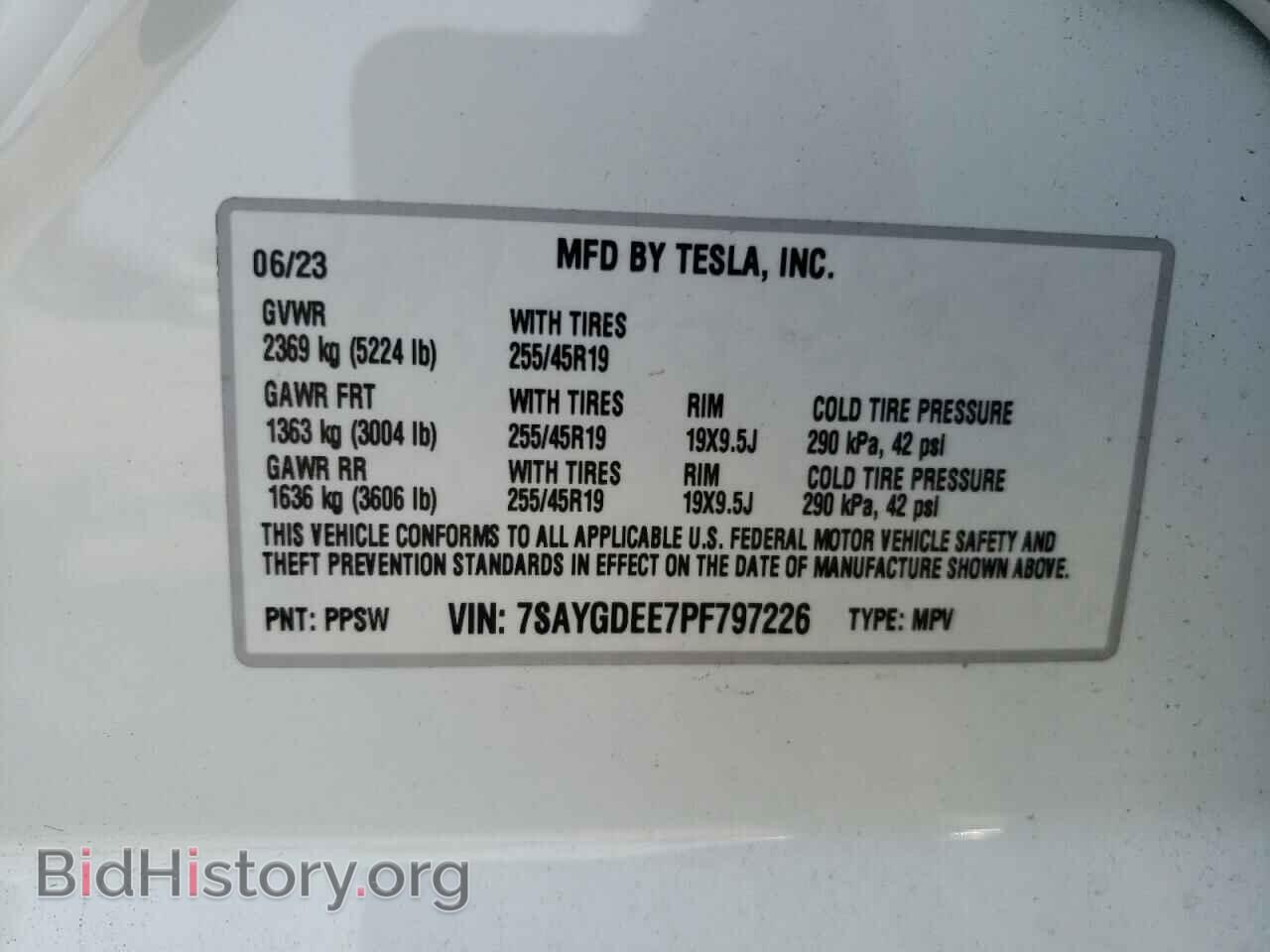 2023 TESLA MODEL Y - VIN: 7SAYGDEE7PF797226 - Photo 13