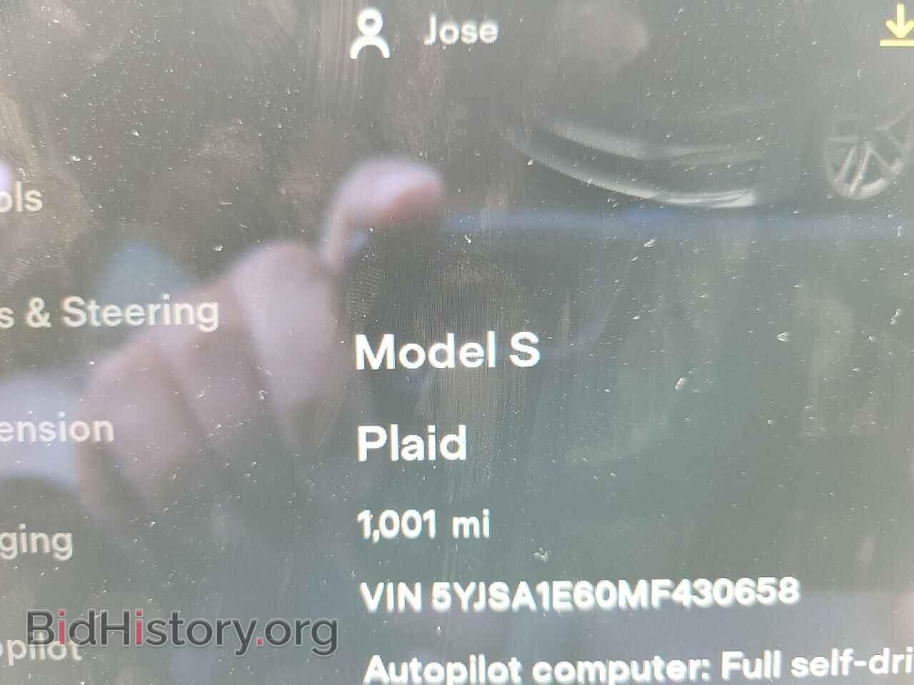 2021 TESLA MODEL S - VIN: 5YJSA1E60MF430658 - Photo 8