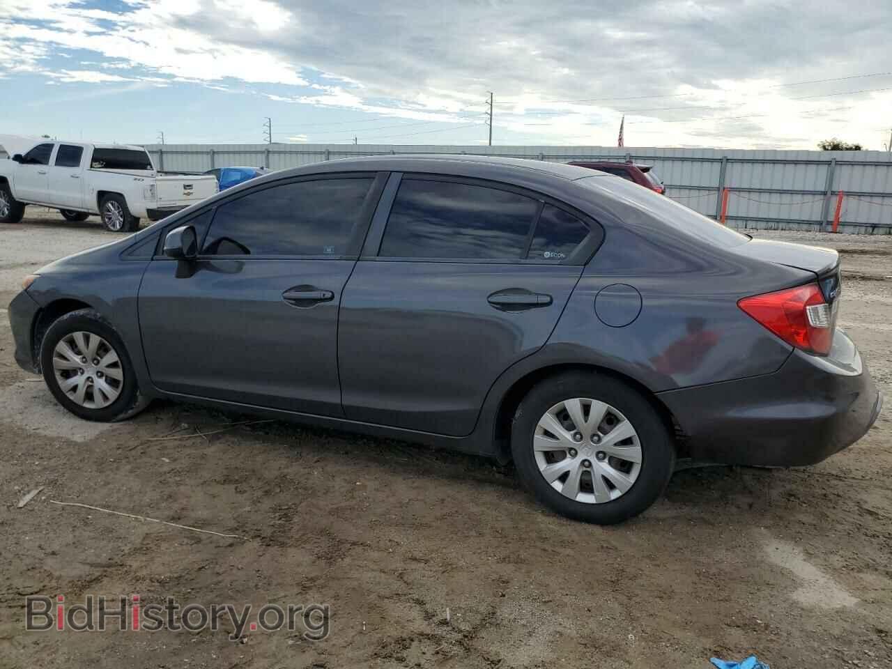 2012 HONDA CIVIC - VIN: 2HGFB2F55CH596632 - Фото 2