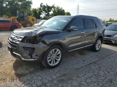2018 Ford EXPLORER Limited, серый — VIN 1FM5K8F86JGB43230, Copart