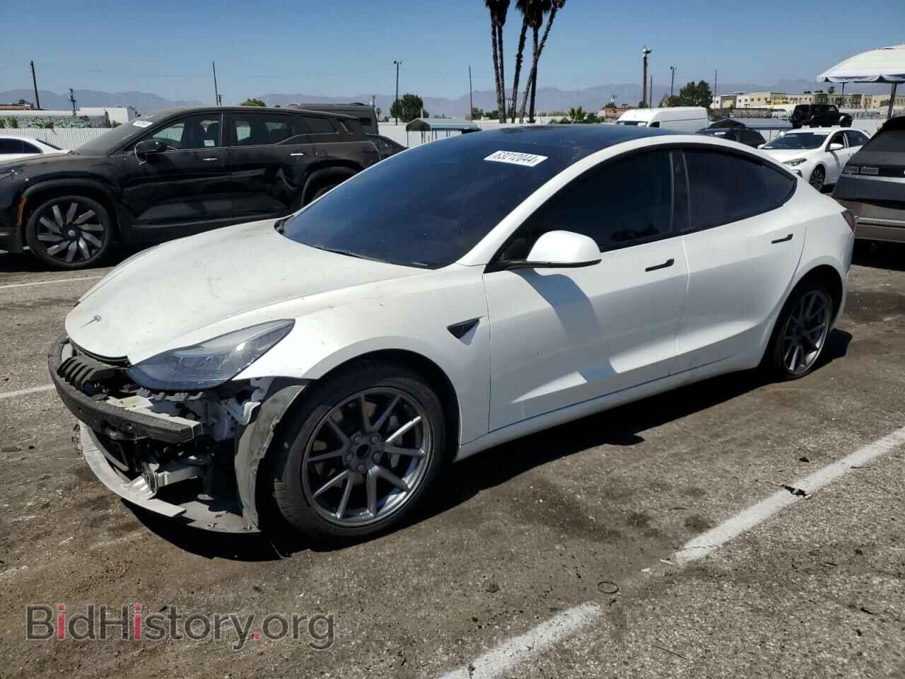 Photo 5YJ3E1EA5NF195463 - TESLA MODEL 3 2022