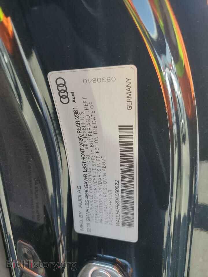 2013 AUDI A5 - VIN: WAULFAFR8DA060922 - Photo 12