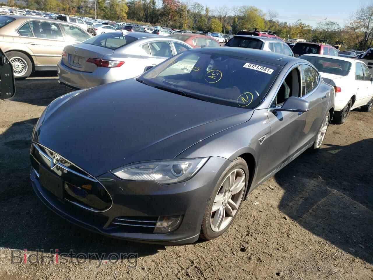 2015 TESLA MODEL S - VIN: 5YJSA1H24FF082231 - Фото 2