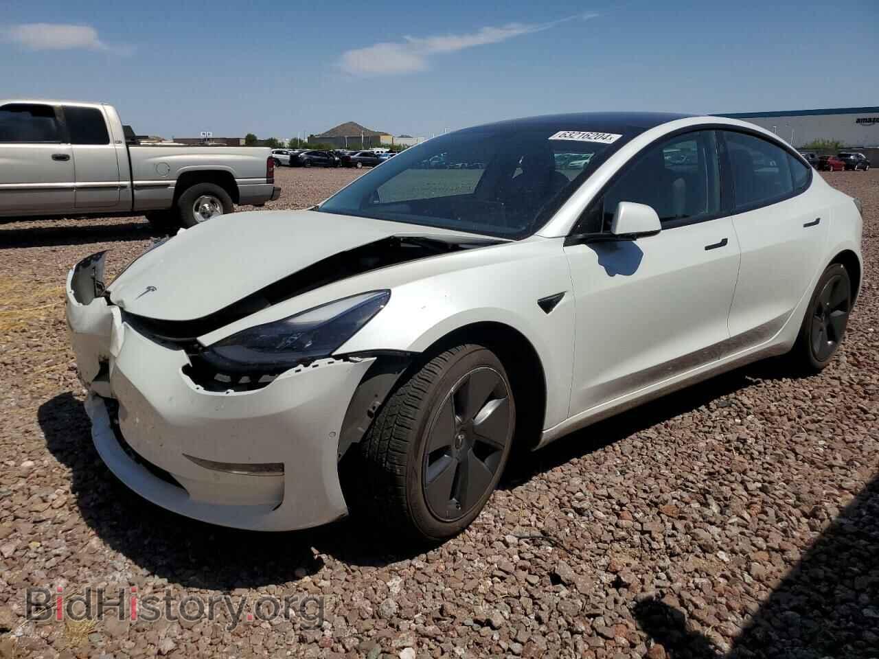 Photo 5YJ3E1EA0MF939596 - TESLA MODEL 3 2021