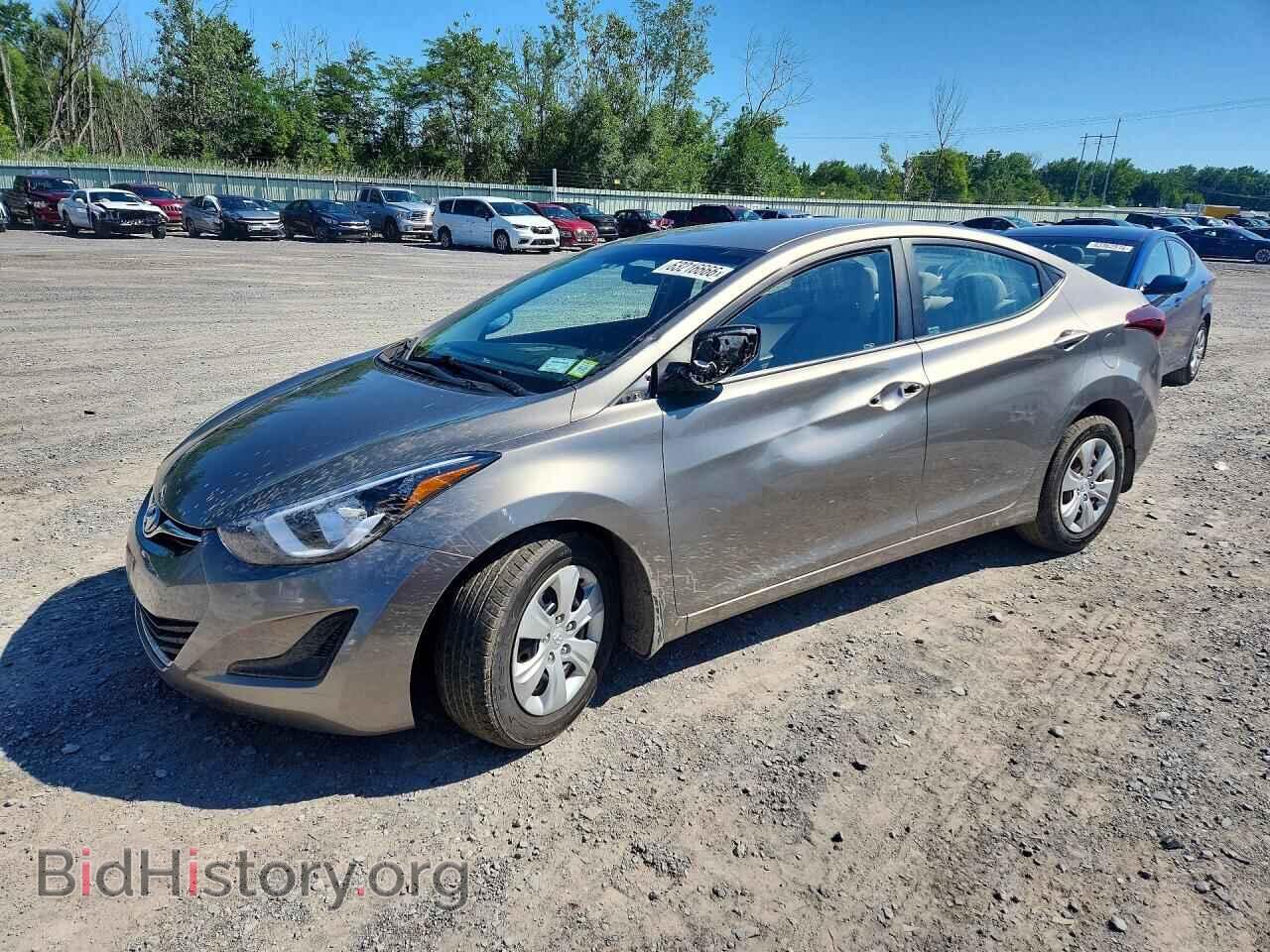 Фотография 5NPDH4AE3GH797465 - HYUNDAI ELANTRA 2016