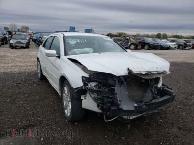 2013 Chrysler 200 200 Tourin, белый — VIN 1C3CCBBB1DN714697, Copart