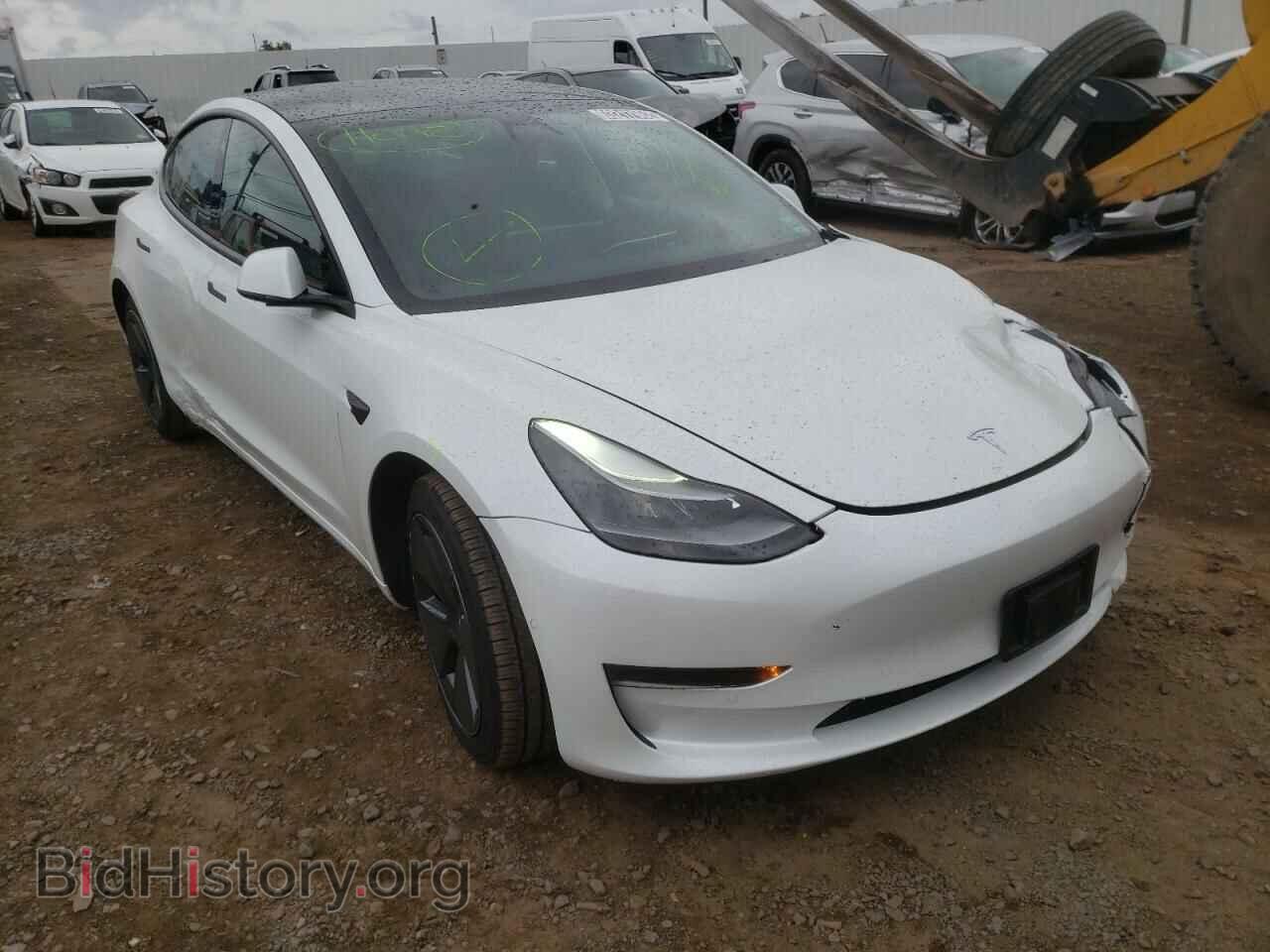 Photo 5YJ3E1EA4MF090668 - TESLA MODEL 3 2021