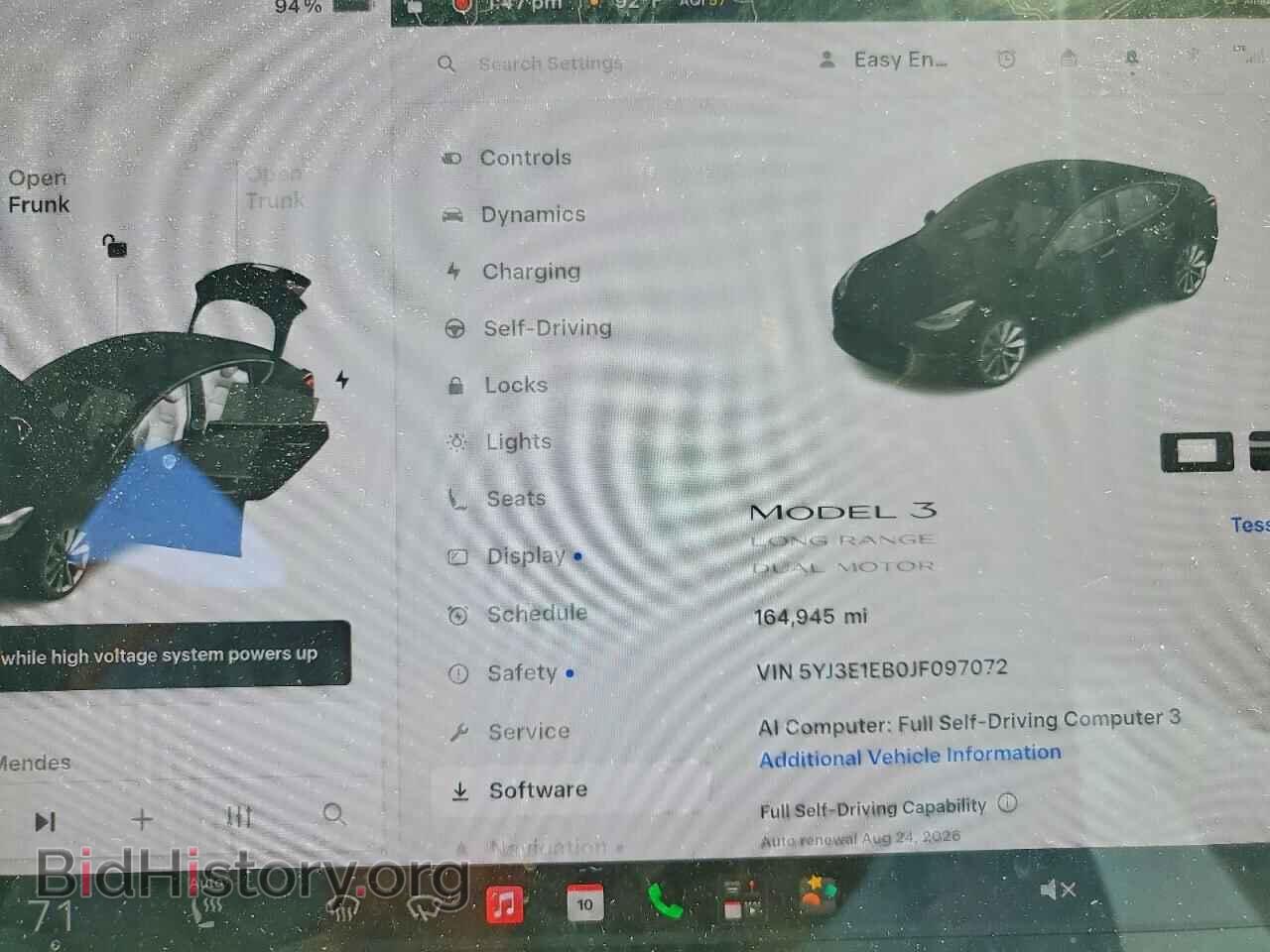 2018 TESLA MODEL 3 - VIN: 5YJ3E1EB0JF097072 - Photo 9