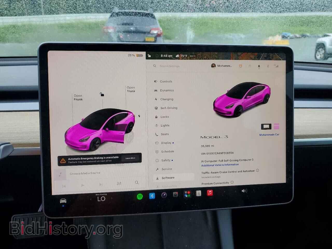 2022 TESLA MODEL 3 - VIN: 5YJ3E1EA6NF306554 - Фото 9