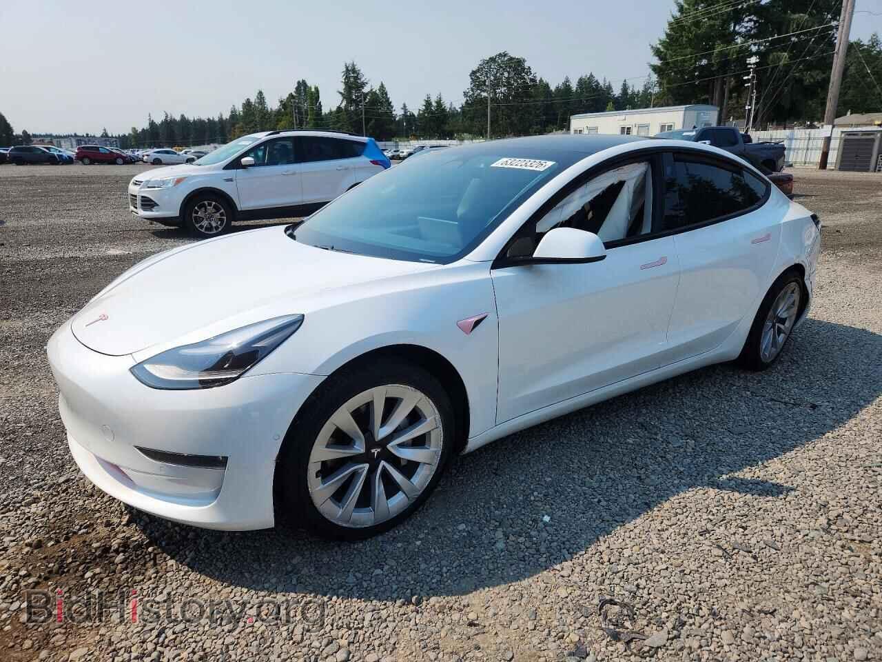 Photo 5YJ3E1EB2MF960751 - TESLA MODEL 3 2021