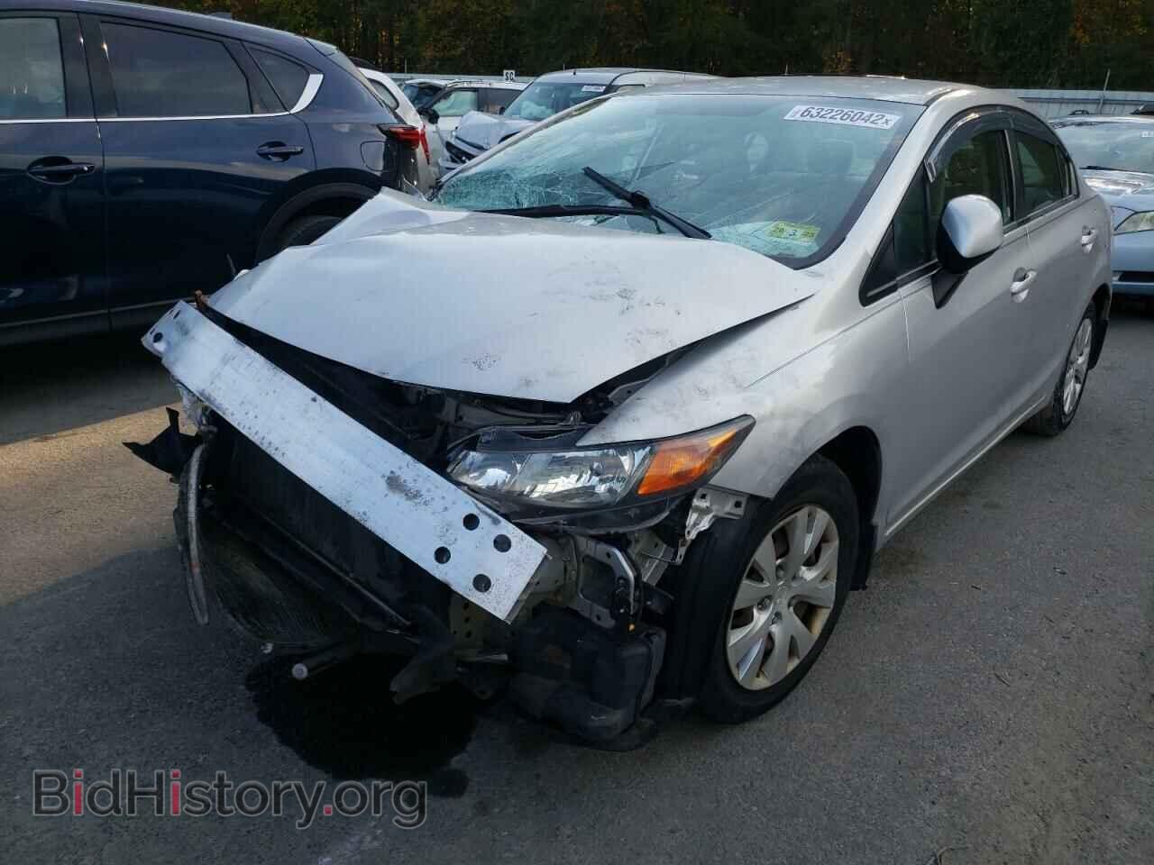 2012 HONDA CIVIC - VIN: 2HGFB2F58CH313401 - Фото 2