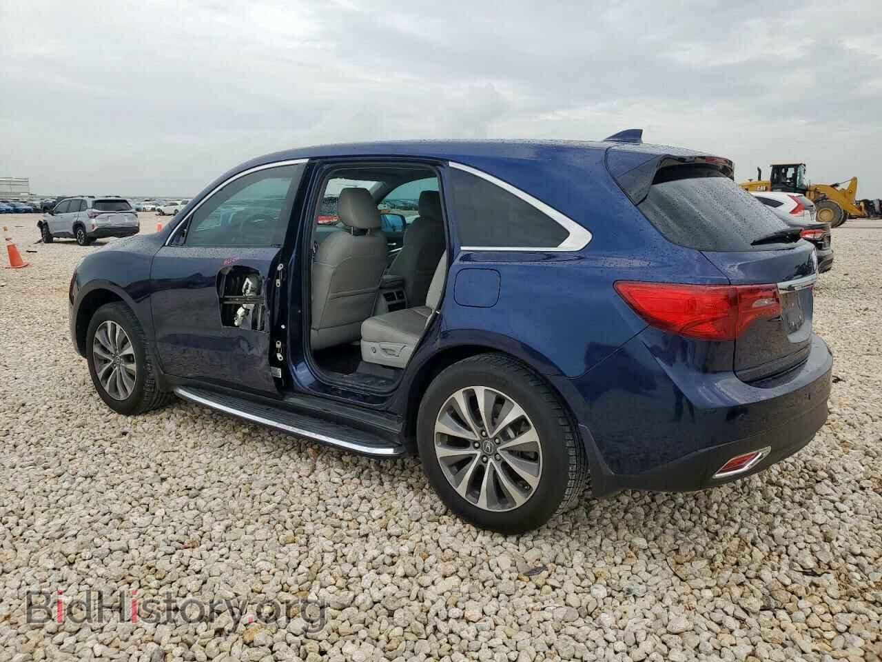 2016 ACURA MDX - VIN: 5FRYD3H42GB016369 - Фото 2