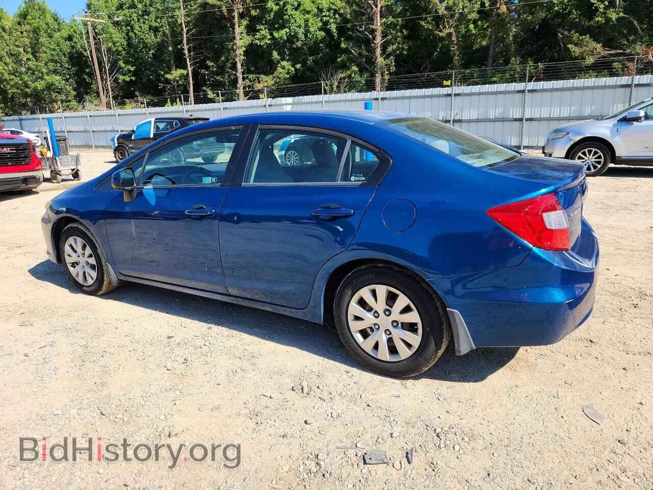 2012 HONDA CIVIC - VIN: 2HGFB2F50CH537116 - Фото 2