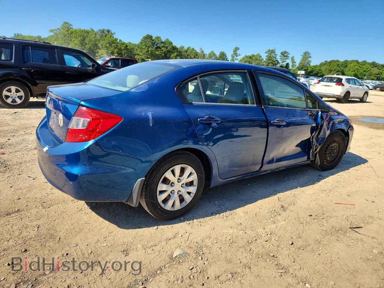 2012 HONDA CIVIC - VIN: 2HGFB2F50CH537116 - Фото 3