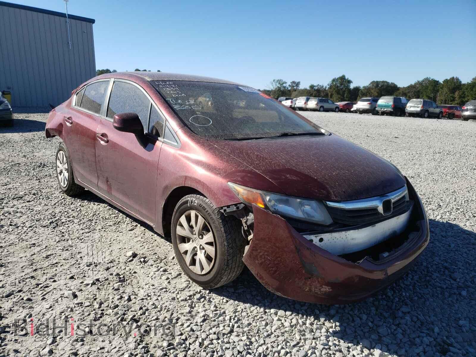 Photo 2HGFB2F55CH591334 - HONDA CIVIC 2012