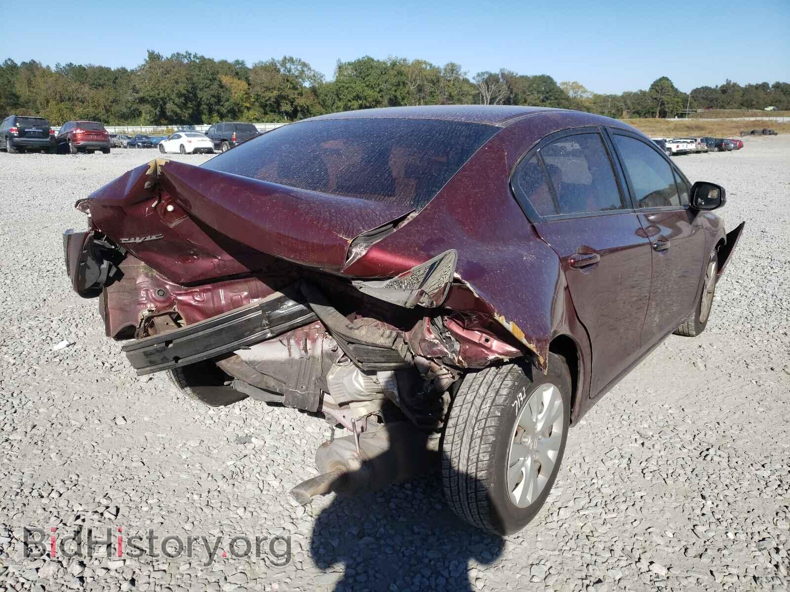 2012 HONDA CIVIC - VIN: 2HGFB2F55CH591334 - Фото 4