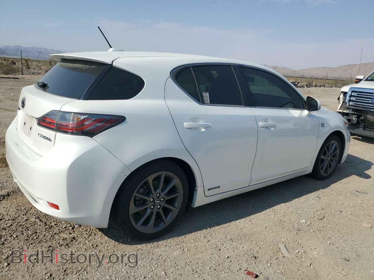 2012 LEXUS CT 200 - VIN: JTHKD5BH6C2115920 - Фото 3