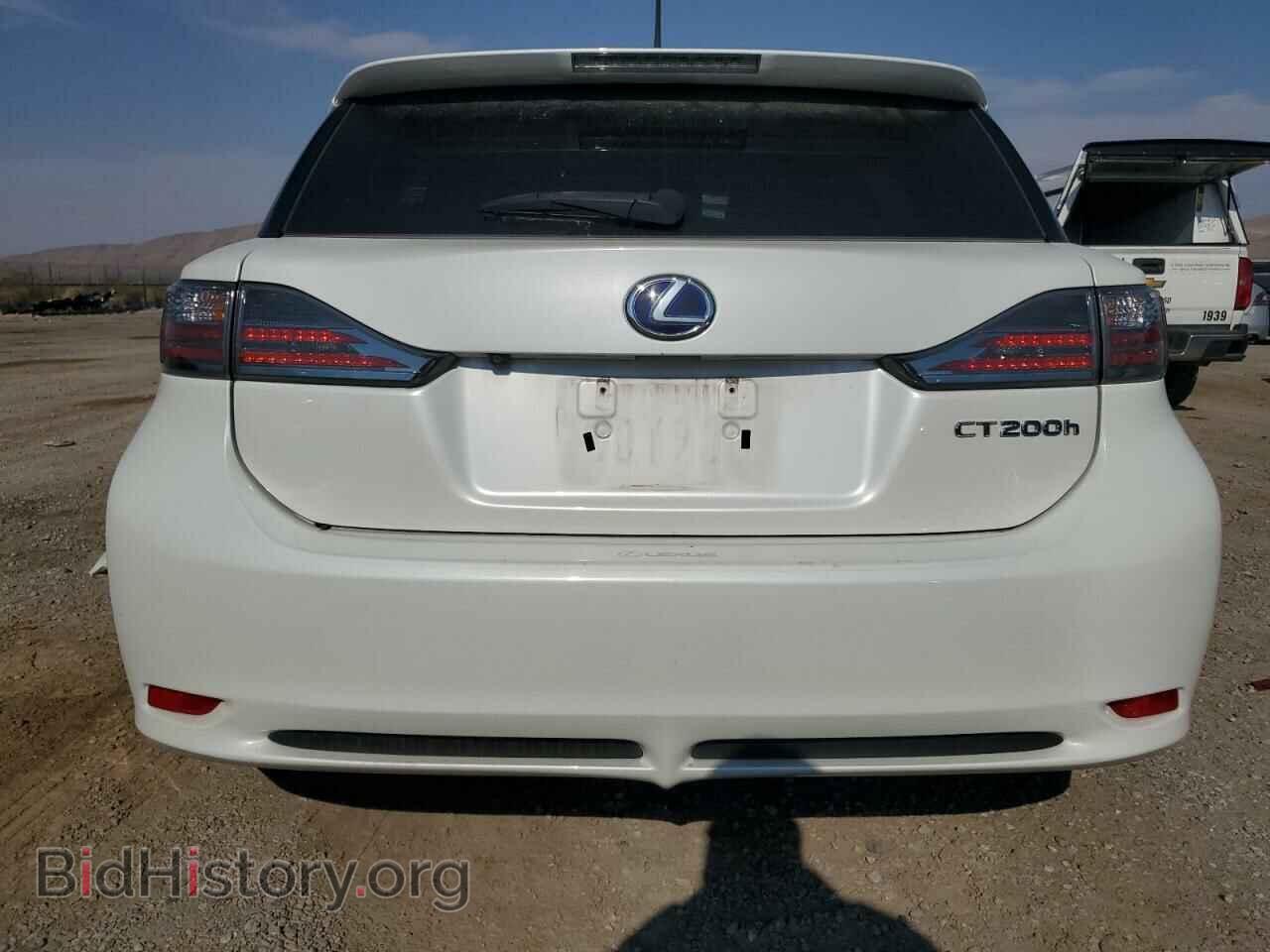 2012 LEXUS CT 200 - VIN: JTHKD5BH6C2115920 - Фото 6