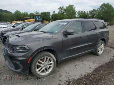 2021 Dodge DURANGO GT, черный — VIN 1C4RDJDG7MC837342, Copart