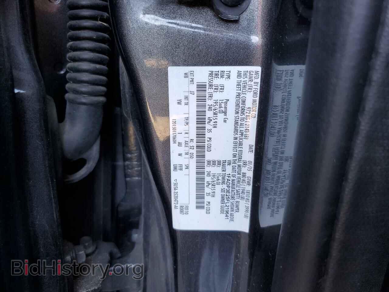 2015 FORD FOCUS - VIN: 1FADP3E25FL219641 - Photo 10