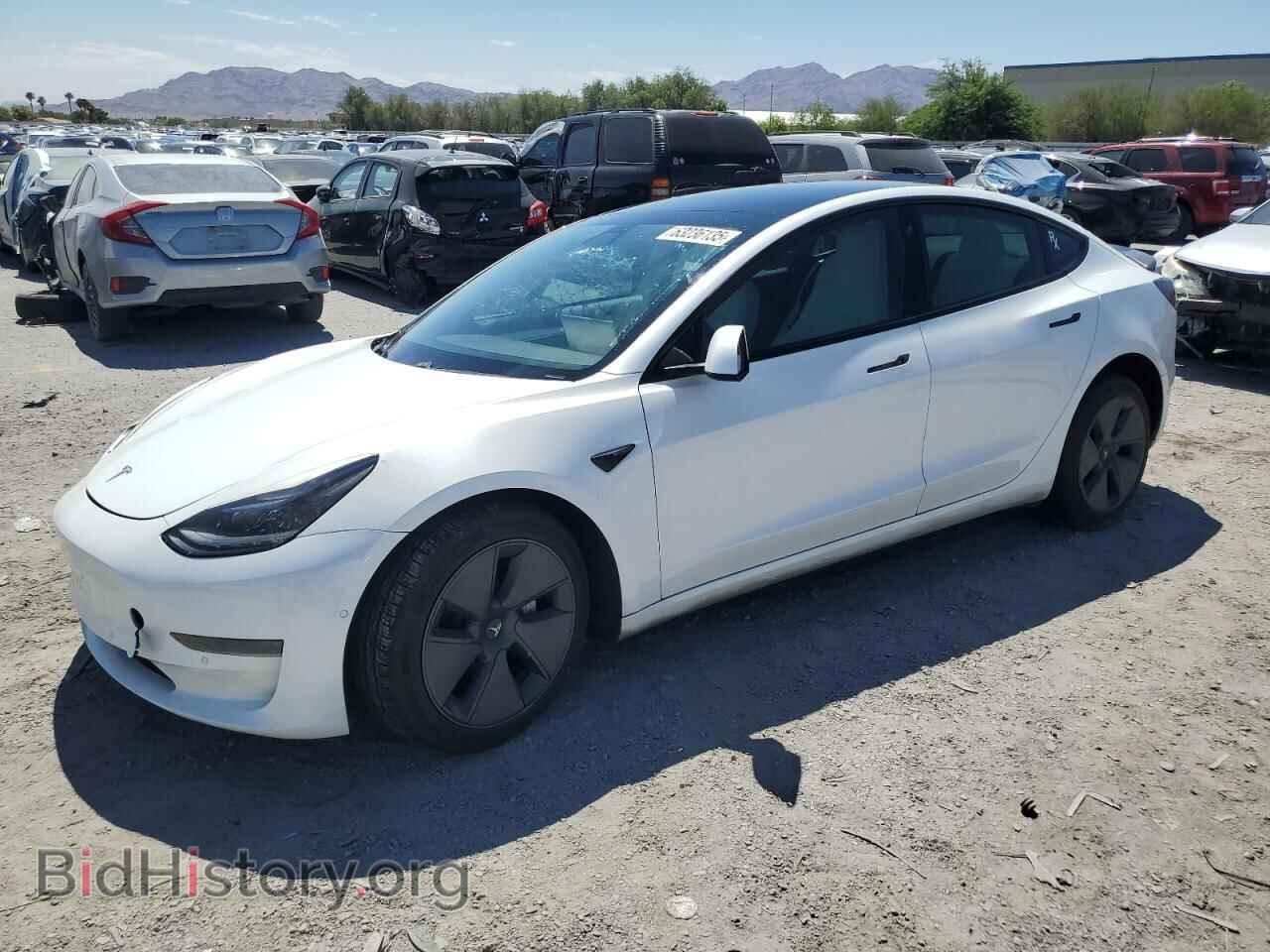Photo 5YJ3E1EA6MF018824 - TESLA MODEL 3 2021