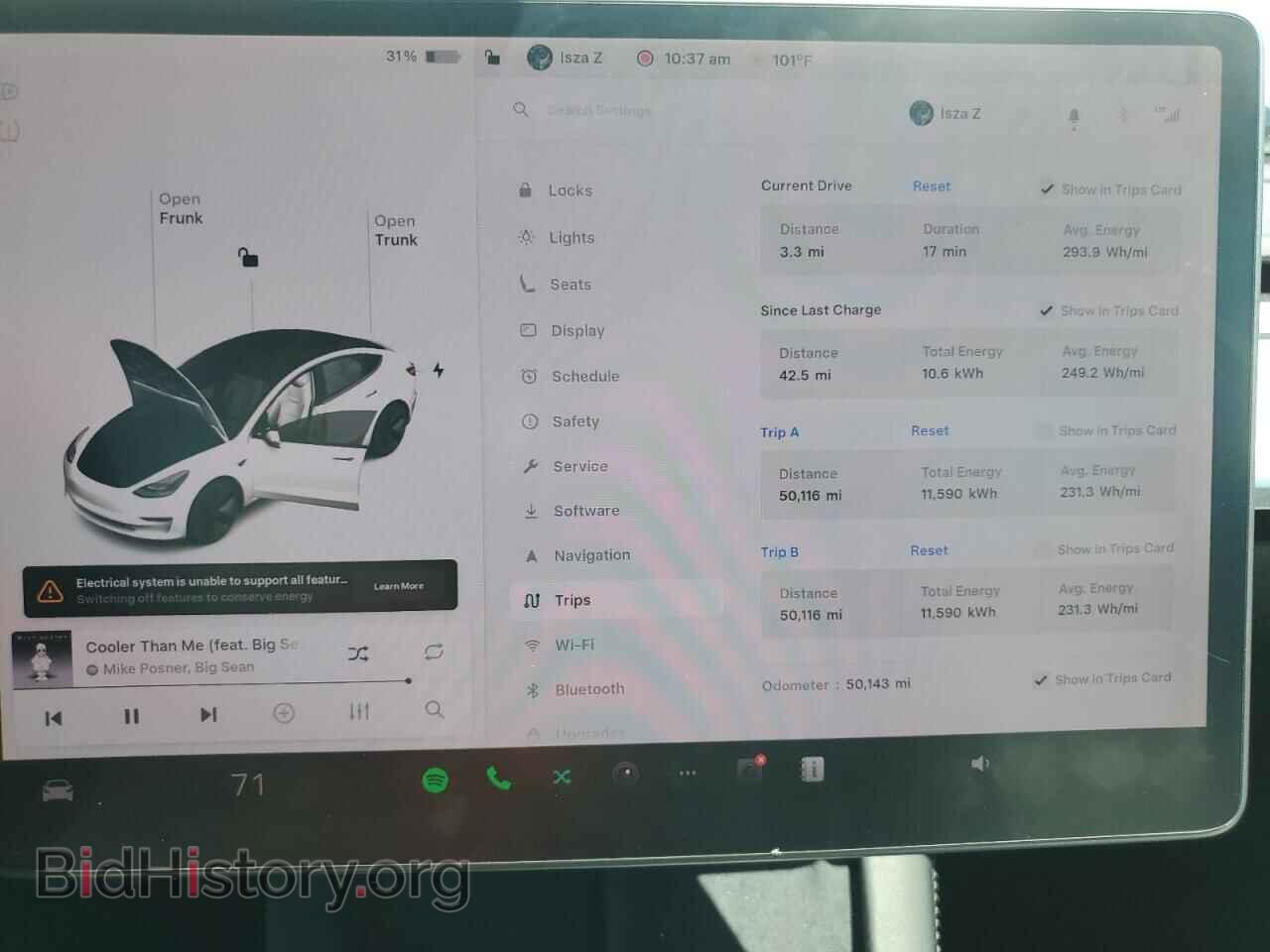 2021 TESLA MODEL 3 - VIN: 5YJ3E1EA6MF018824 - Фото 9
