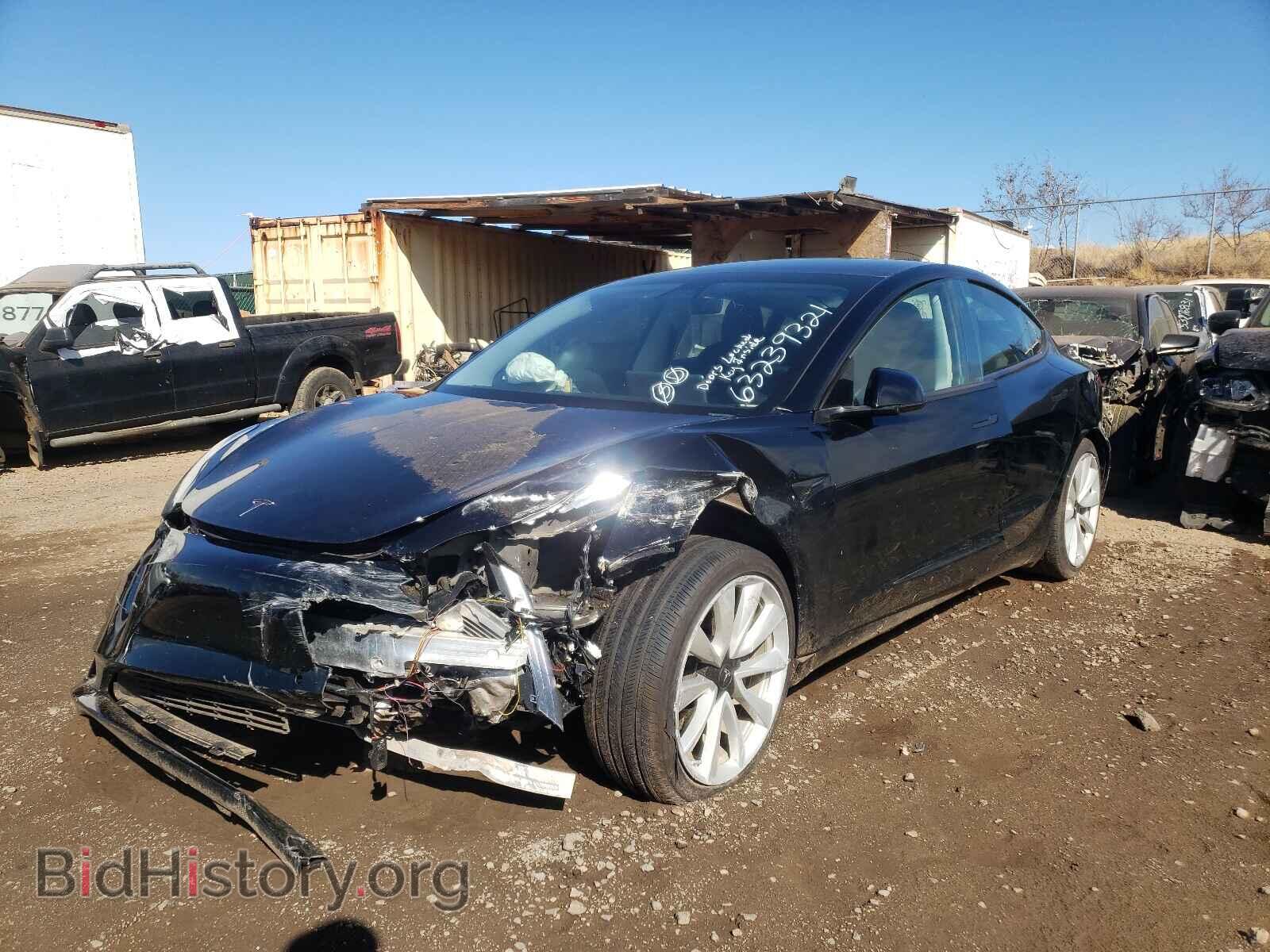 2020 TESLA MODEL 3 - VIN: 5YJ3E1EA7LF743704 - Фото 2
