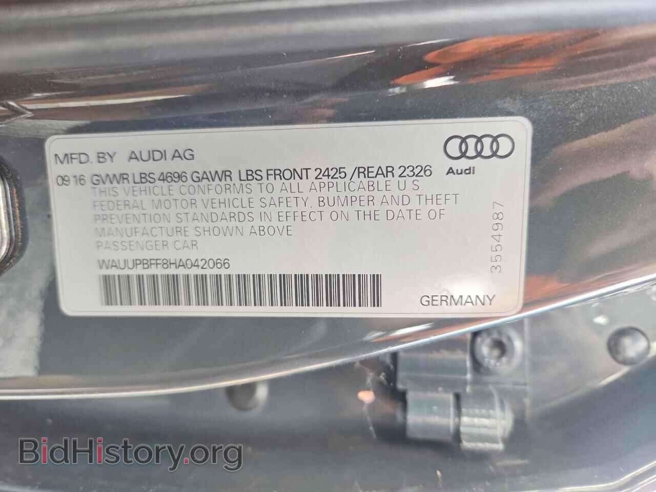2017 AUDI A3 - VIN: WAUUPBFF8HA042066 - Photo 12