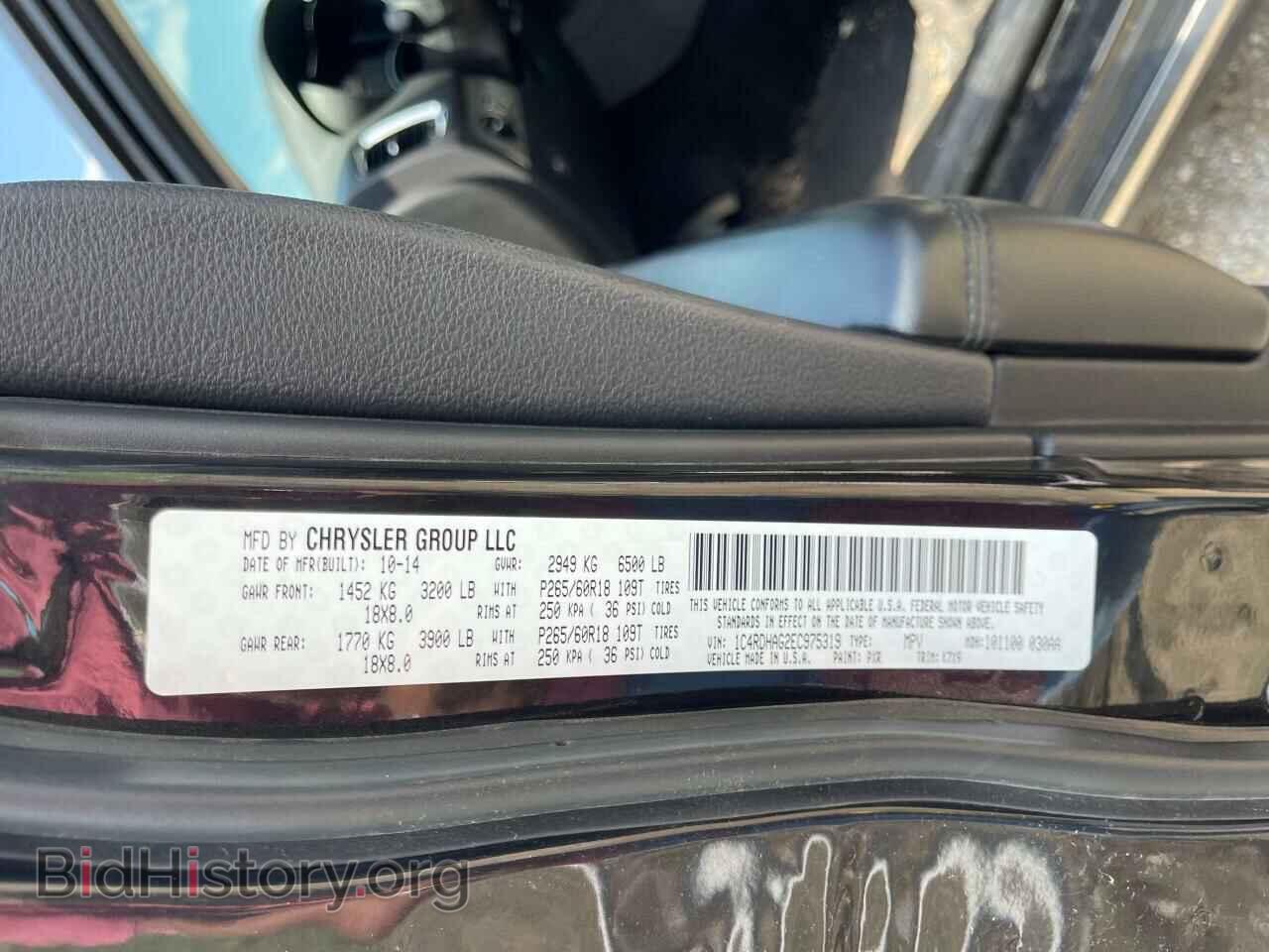 2014 DODGE DURANGO - VIN: 1C4RDHAG2EC975319 - Фото 10