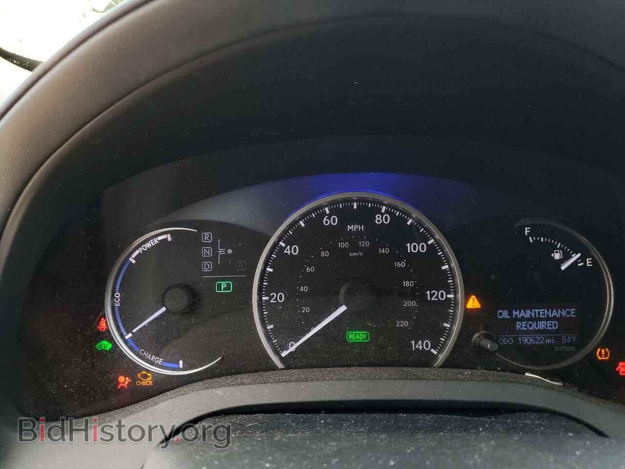 2012 LEXUS CT 200 - VIN: JTHKD5BH9C2067295 - Фото 9
