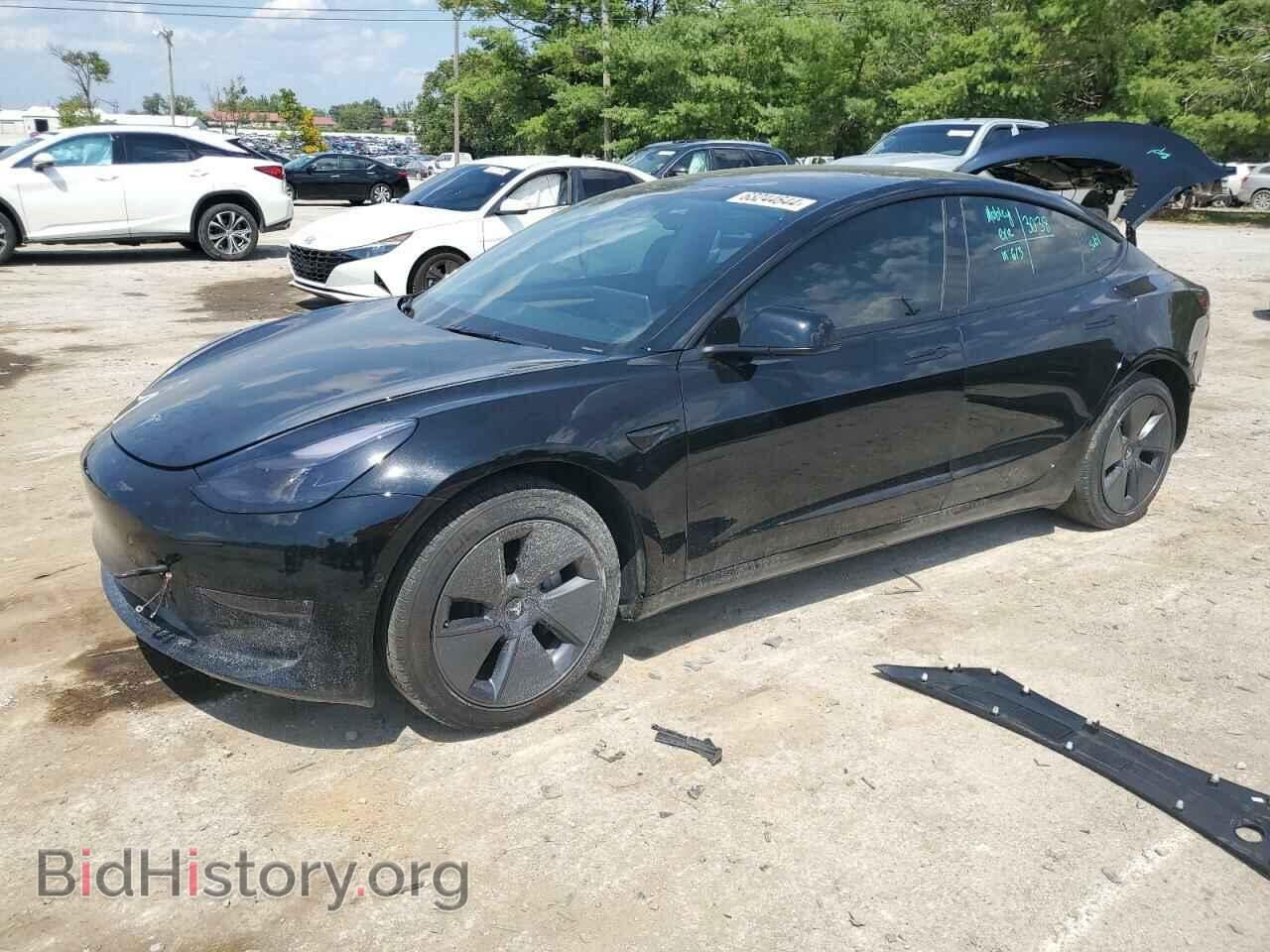 Photo 5YJ3E1EB9NF273431 - TESLA MODEL 3 2022