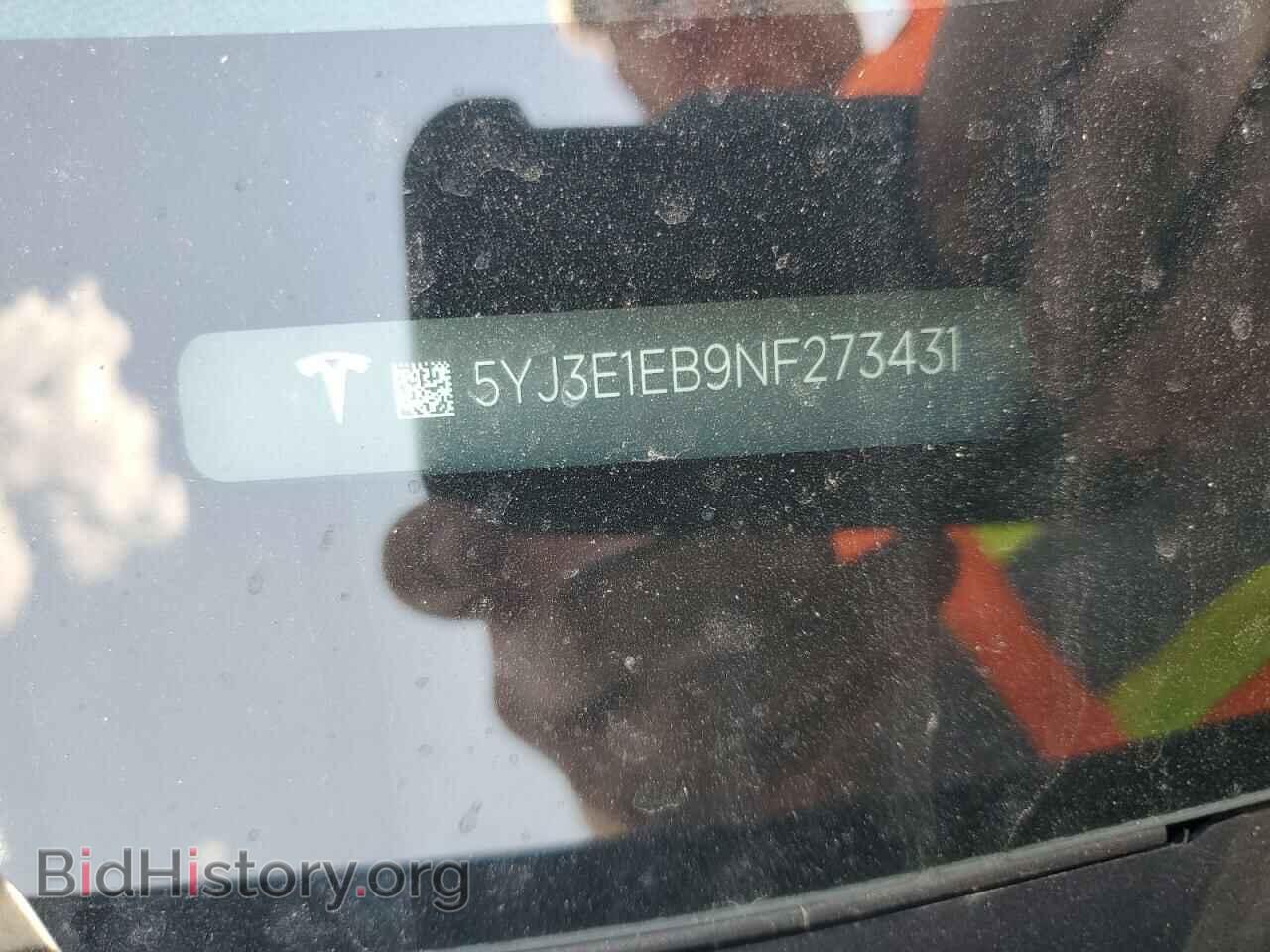 2022 TESLA MODEL 3 - VIN: 5YJ3E1EB9NF273431 - Фото 12