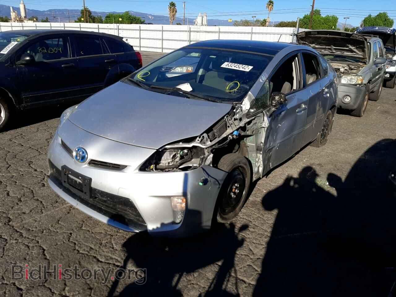2013 TOYOTA PRIUS - VIN: JTDKN3DU4D1645047 - Фото 2