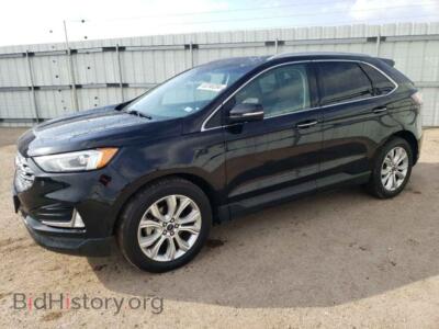 2020 Ford EDGE Titanium, черный — VIN 2FMPK3K94LBA71738, Copart