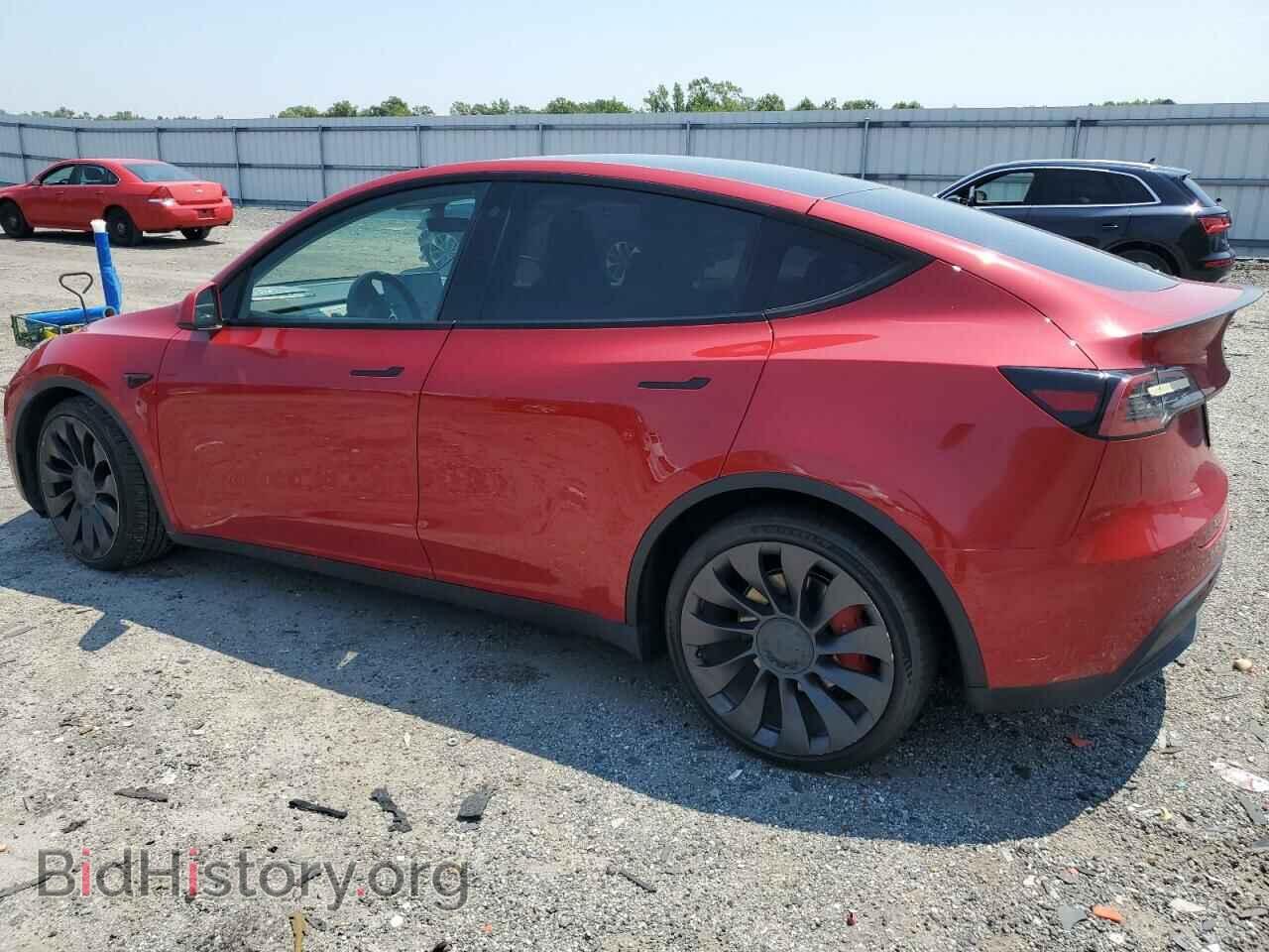 2022 TESLA MODEL Y - VIN: 7SAYGDEFXNF376445 - Фото 2