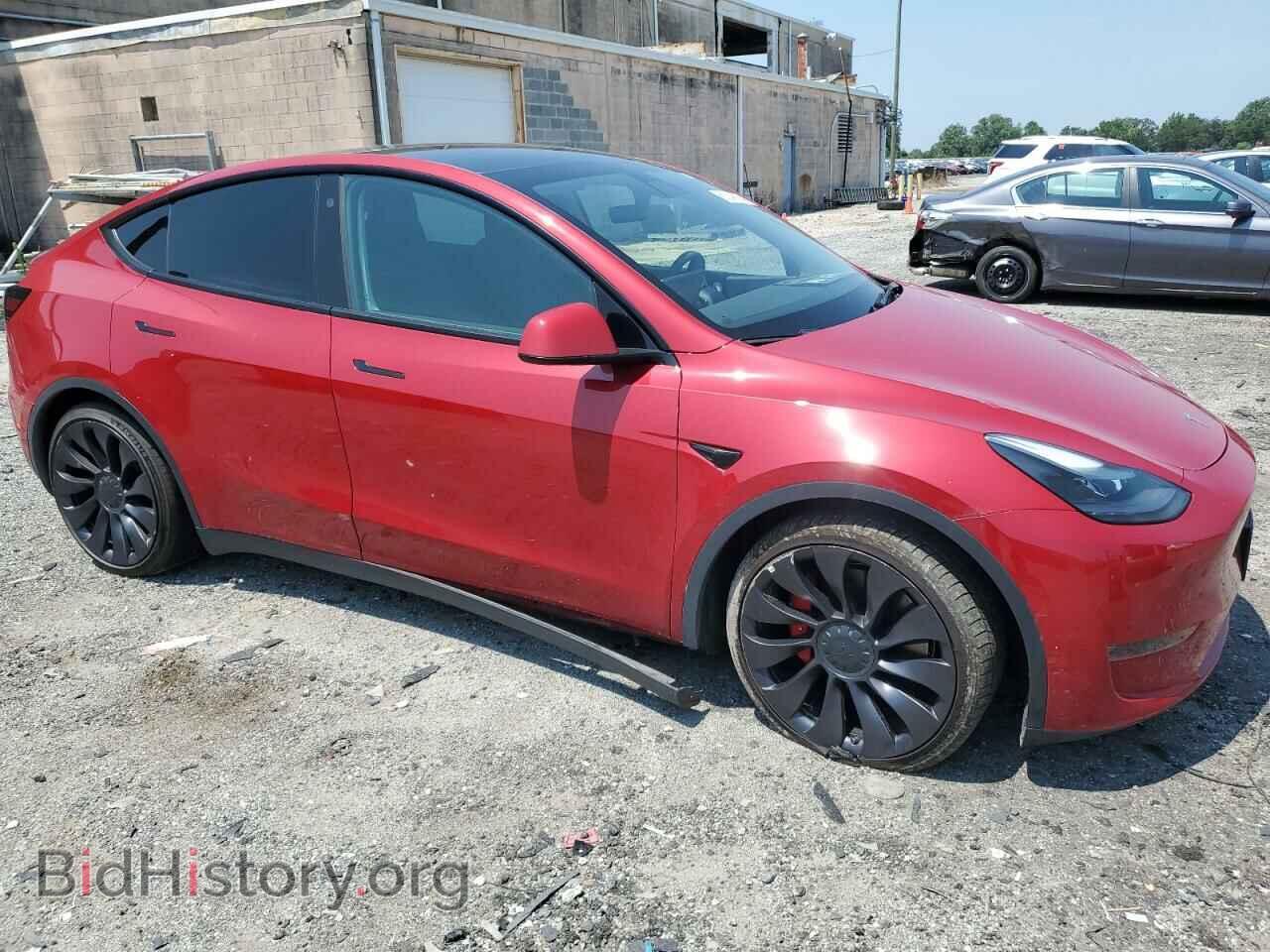 2022 TESLA MODEL Y - VIN: 7SAYGDEFXNF376445 - Фото 4