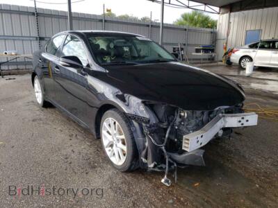 2011 Lexus IS IS 250, черный — VIN JTHBF5C22B5141304, Copart