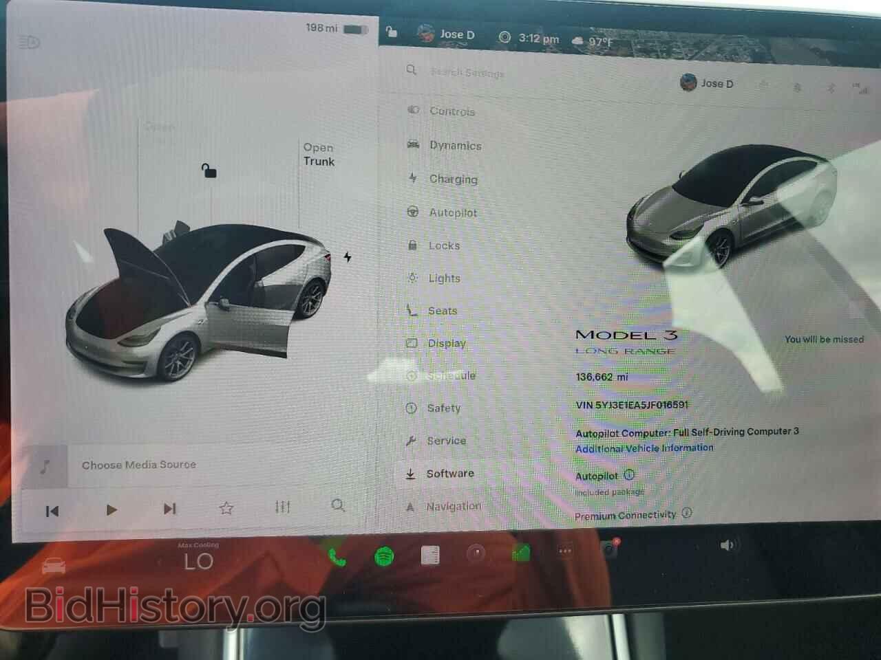 2018 TESLA MODEL 3 - VIN: 5YJ3E1EA5JF016591 - Фото 9