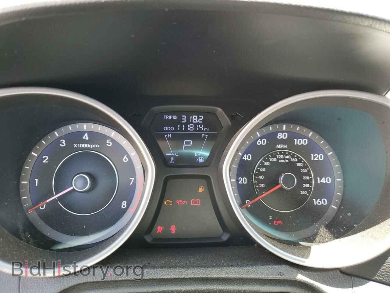 2012 HYUNDAI ELANTRA - VIN: KMHDH4AE6CU191136 - Фото 9