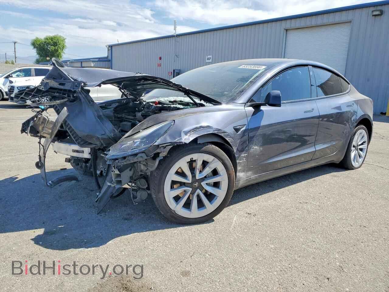 Photo 5YJ3E1EA9NF375173 - TESLA MODEL 3 2022
