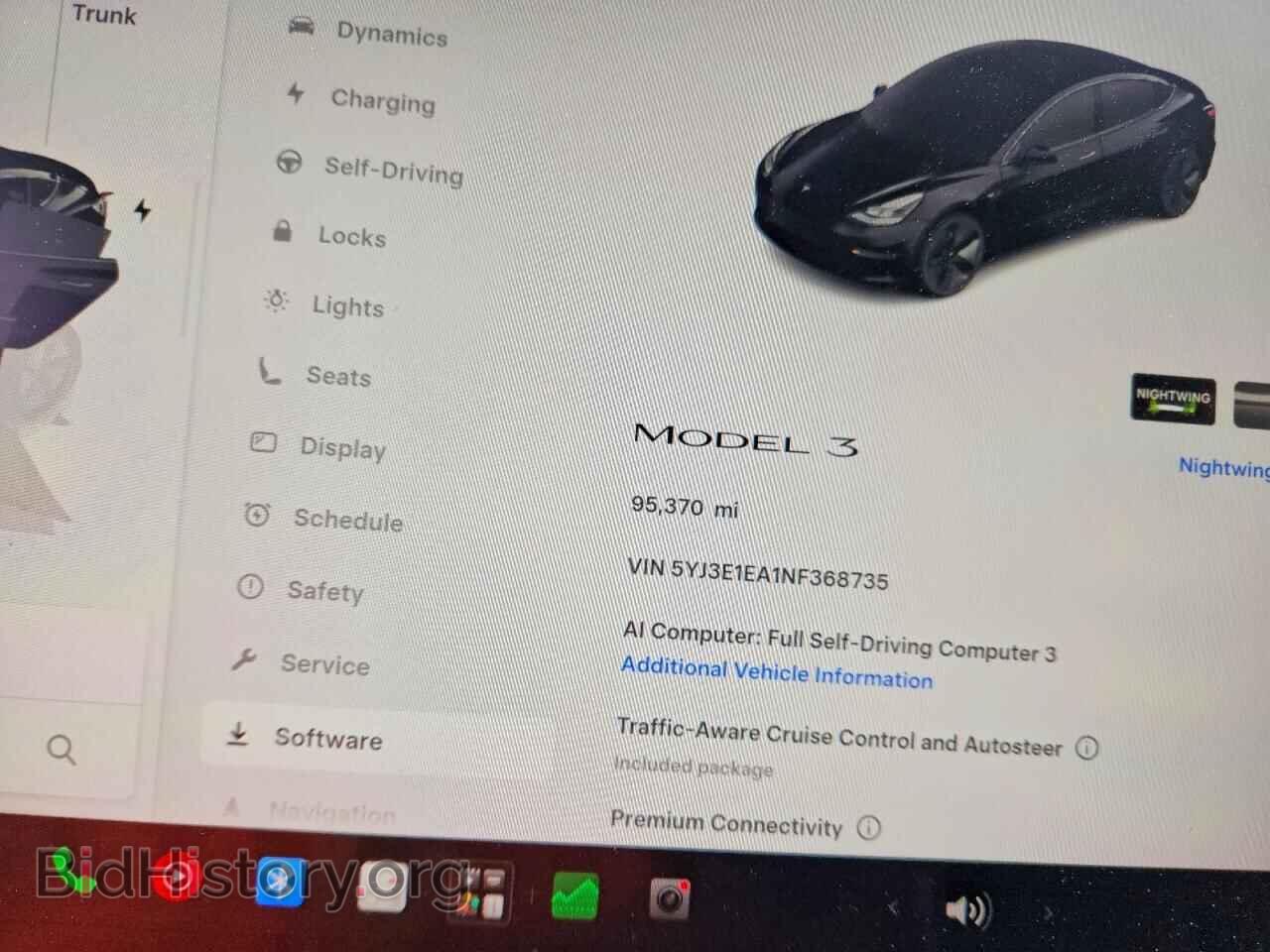 2022 TESLA MODEL 3 - VIN: 5YJ3E1EA1NF368735 - Photo 9