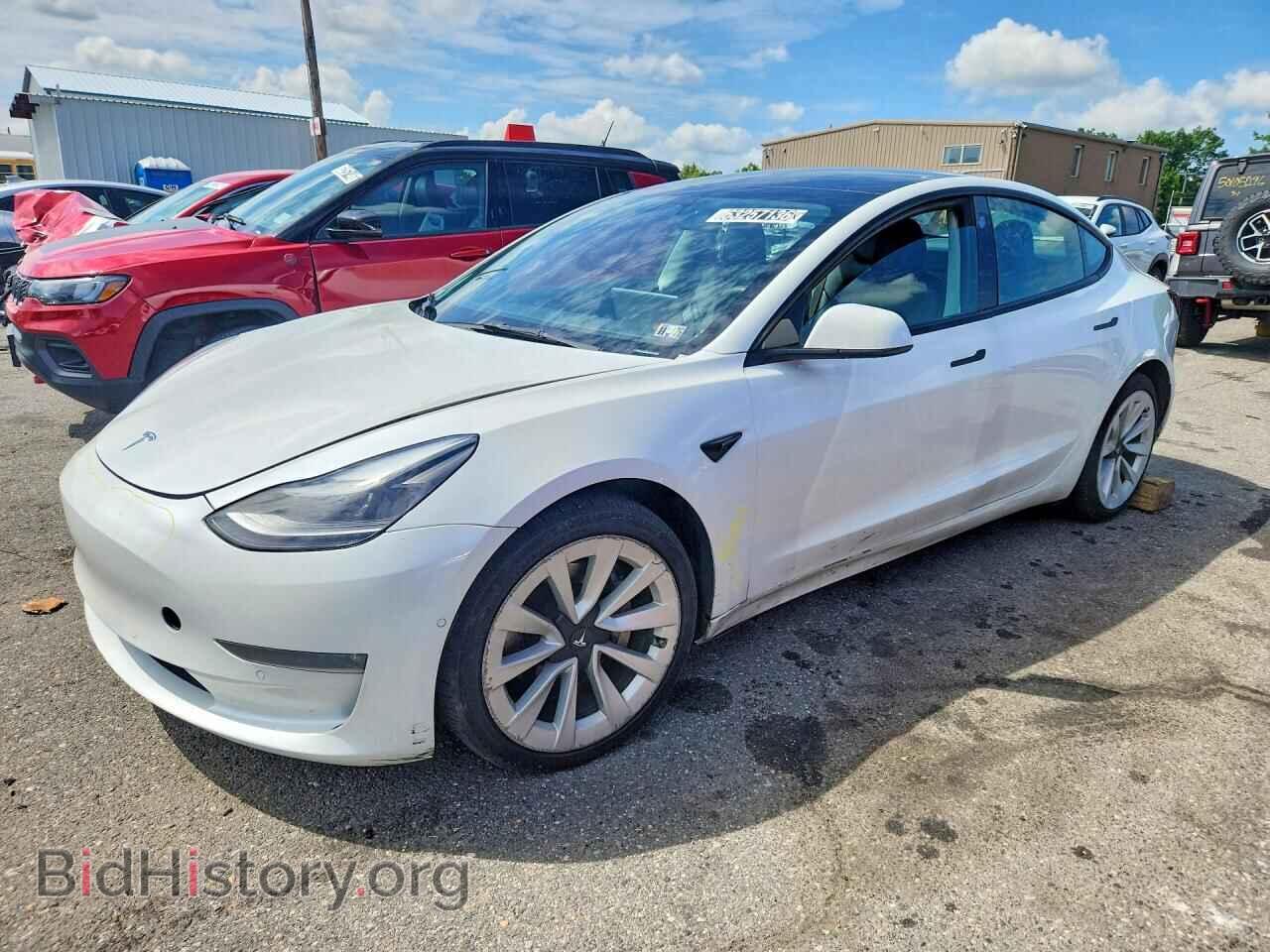 Photo 5YJ3E1EB5NF285804 - TESLA MODEL 3 2022