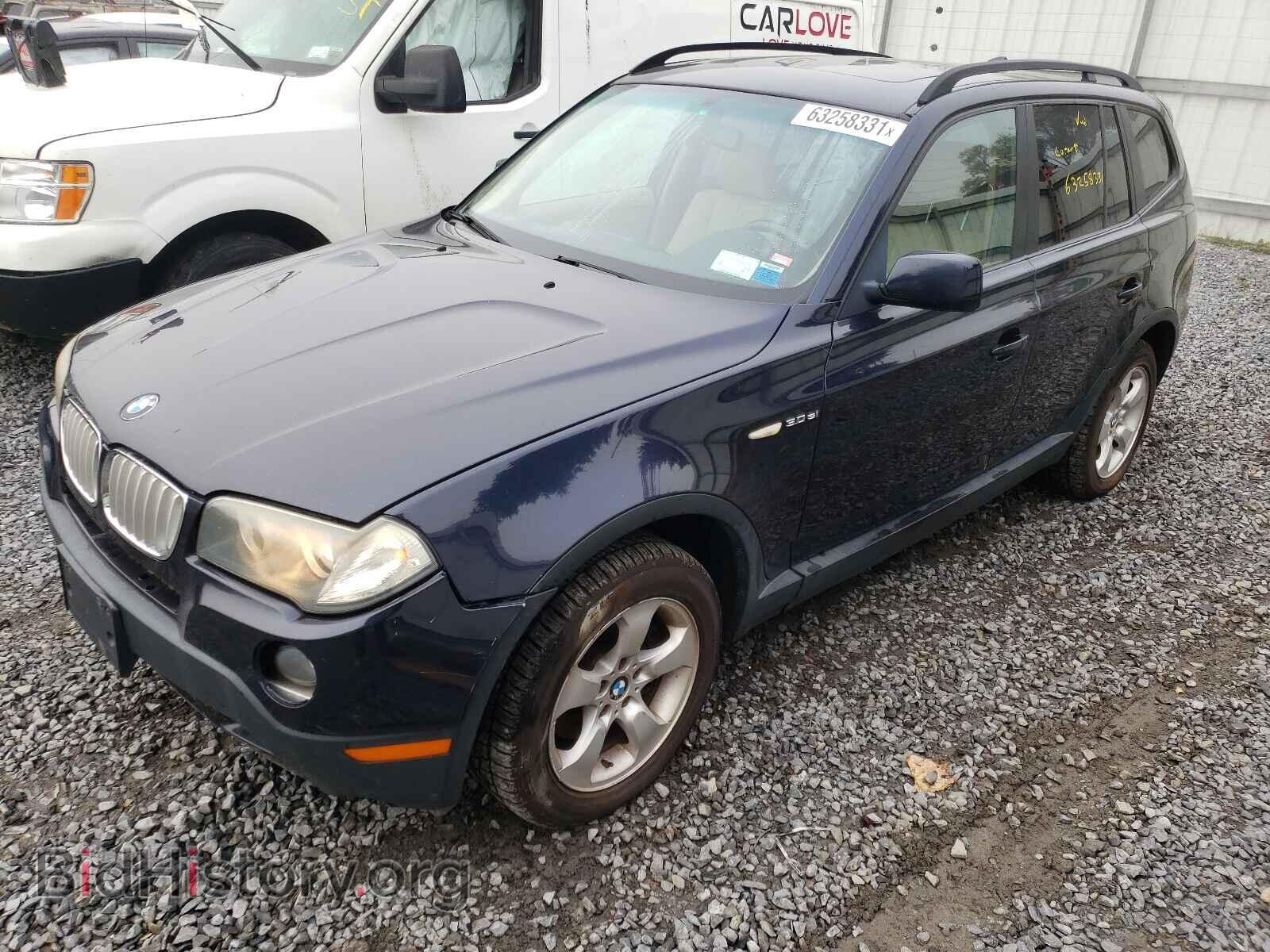 2007 BMW X3 - VIN: WBXPC93477WF28348 - Фото 2